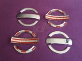 WOC Chrome Fiat Doblo Krom Kapı Kolu 2000-2012 4 Kapı Paslanmaz Çelik thumbnail 2