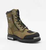 Harley Davidson Riddick Erkek Yeşil Haki Deri Bot thumbnail 2