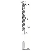 Bosch SDS Plus-1 16X310mm Hilti Ucu thumbnail 2