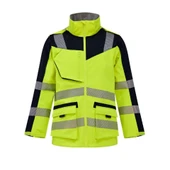 Softshell Kırçıllı Reflektörlü Parka İş Montu Sarı thumbnail 1