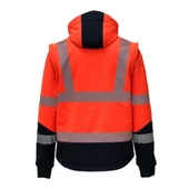 Reflektörlü Ripstop Softshell Model Teknik Mont Turuncu thumbnail 2