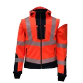 Reflektörlü Ripstop Softshell Model Teknik Mont Turuncu thumbnail 4