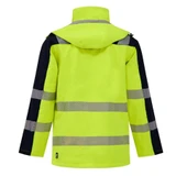 Softshell Kırçıllı Reflektörlü Parka İş Montu Sarı thumbnail 2