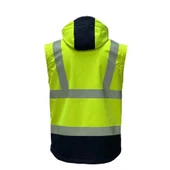 Reflektörlü Ripstop Softshell Model Teknik Mont Sarı thumbnail 5