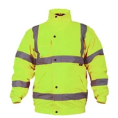 Reflektörlü 300D Oxford Bomber Mont Sarı thumbnail 2