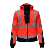 Reflektörlü Ripstop Softshell Model Teknik Mont Turuncu thumbnail 1