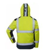 Softshell Reflektörlü İş Montu Su Geçirmez Ceket Sarı thumbnail 2