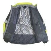 Reflektörlü Su Geçirmez Termal Softshell İş Montu Sarı thumbnail 4