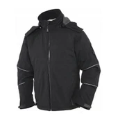 Softshell İş Montu Su Geçirmez Ceket Siyah thumbnail 3