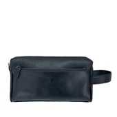 Hakiki Deri CA250 Dopp Kit El Çantası Siyah thumbnail 1