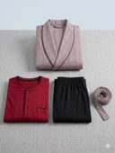 Pierre Cardin Ropdöşambr Şortlu Pijama Tkm 5540 thumbnail 3