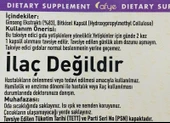 Afye Ginseng (60 kapsül) thumbnail 3