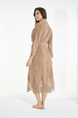 Dantelli Bambu Cotton Triga Bornoz thumbnail 4