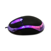 Everest KM-6809 Kablolu Mini Mouse, USB, Işıklı, Siyah thumbnail 2