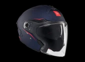KASK MT COSMO SV ÇENESİZ GÖZLÜKLÜ MAT MAVİ thumbnail 3