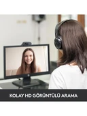 Logitech C270 HD 720p Mikrofonlu Web Kamerası - Siyah thumbnail 2