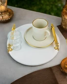 Commitment  Gold Polyester Nişan Tepsisi   Kırmızı thumbnail 2