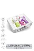 OHLALA Pistachio, Raspberry & Violet Mint Premium Set 3 x 75 ml Diş Macunu thumbnail 2