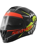 Scoyco 869 Shark Full Face Kask thumbnail 2
