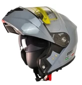 MTS 966 V2 Çene Açılır Nardo Gri Kask thumbnail 2