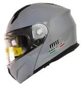 MTS 966 V2 Çene Açılır Nardo Gri Kask thumbnail 1