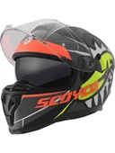 Scoyco 869 Shark Full Face Kask thumbnail 3