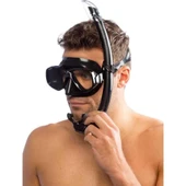 Cressi Perla Mare Maske Şnorkel Set  SİYAH thumbnail 3