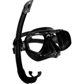Cressi Perla Mare Maske Şnorkel Set  SİYAH thumbnail 1
