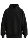 Oversize 'Blessedd' Baskılı Kapşonlu Hoodie Sweatshirt thumbnail 2