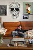 KURUKAFA SKULL METAL DUVAR DEKORU thumbnail 5