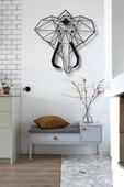 FİL ELEPHANT METAL DUVAR DEKORU thumbnail 1