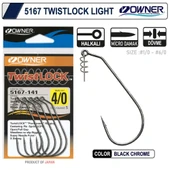 Owner 5167 Twistlock Light Black Chrome İğne thumbnail 1