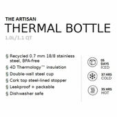 Stanley The Artisan Thermal Bottle Paslanmaz Çelik Termos 1 Lt thumbnail 8