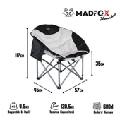 Madfox Moonchair Deluxe Katlanır Kamp Sandalyesi thumbnail 12