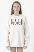 Dark Matter The Android Barcode Beyaz Kadın 2ip Sweatshirt thumbnail 1