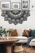 MANDALA DESENLİ METAL DUVAR DEKORU thumbnail 2