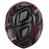 GIVI 50.7 PROTON MAT TITANIUM-KIRMIZI KASK thumbnail 4