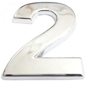 Cemax Krom Yapışkanlı 2 Rakamı 5 cm thumbnail 5