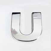 Cemax U Harfi  3,75 cm Krom Yapışkanlı thumbnail 5