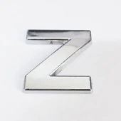 Cemax Z Harfi  3,75 cm Krom Yapışkanlı thumbnail 3