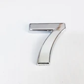 Cemax 7 Rakamı 3,75 cm Krom Yapışkanlı thumbnail 3