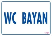 WC Uyarı Levhası 17,5x25 KOD:1784 thumbnail 6