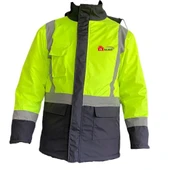 Ennalbur Reflektörlü Parka Sarı Lacivert Small thumbnail 2