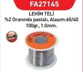 Fastbond 27145 Lehim Teli 1 mm 100 gr thumbnail 1