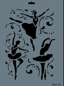 Rich New Seri N-312 Stencil 35x25 cm thumbnail 2