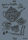 Rich New Seri N-200 Stencil 35x25 cm thumbnail 2