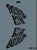Rich New Seri N-196 Stencil 35x25 cm thumbnail 1