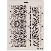 Rich Dantel Seri DN-902 Stencil 35x25 cm thumbnail 1