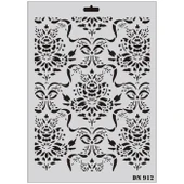 Rich Dantel Seri DN-912 Stencil 35x25 cm thumbnail 2
