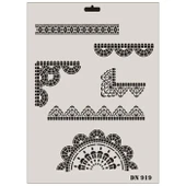 Rich Dantel Seri DN-919 Stencil 35x25 cm thumbnail 4